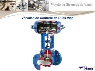 Projeto de Sistemas de Vapor 
Válvulas de Controle de Duas Vias 
 