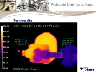 Projeto de Sistemas de Vapor 
Termografia 
 