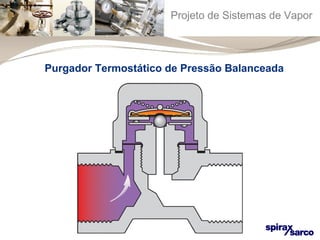 Projeto de Sistemas de Vapor 
Purgador Termostático de Pressão Balanceada 
 