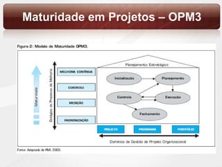 Maturidade em Projetos – OPM3 