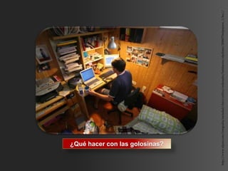 ¿Qué hacer con las golosinas?




http://www.elpais.com/fotografia/sociedad/chico/utiliza/ordenador/habitacion/elpdiatec/20060716elpepisoc_1/Ies//
 