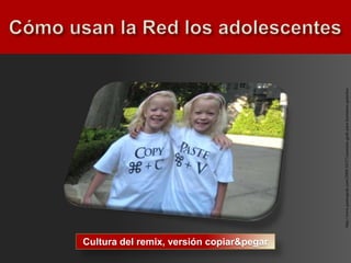 Cultura del remix, versión copiar&pegar




                                          http://www.puntogeek.com/2009/10/27/camiseta-geek-para-hermanos-gemelos/
 