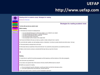 UEFAPUEFAP
http://www.uefap.comhttp://www.uefap.com
 