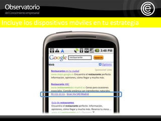 Incluye los dispositivos móviles en tu estrategia