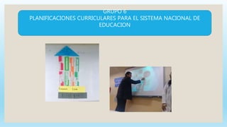 GRUPO 6
PLANIFICACIONES CURRICULARES PARA EL SISTEMA NACIONAL DE
EDUCACION
 