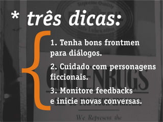 Workshop Mídias Sociais - Pt 3 - Publicidade