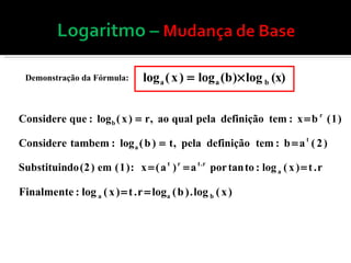Demonstração da Fórmula: 