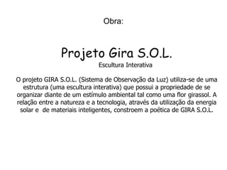 Obra: Re-Trato   Instalação Multimídia Interativa – 1998) “ Re-Trato” é uma instalação que reelabora o processo de percepção visual humana, partindo de um sistema cartesiano de observação. É um sistema de re-modelagem da perspectiva do olhar, permitindo que o observador veja outros pontos de vista de si mesmo, diferente do usualmente visto no espelho. Participação: Fernando Fogliano, Luiz Galhardo, Milton Sogabe, Rejane Cantoni,Renato Hildebrand e Rosangella Leote. 