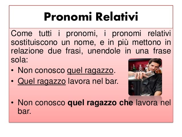 Pronomi Relativi Corretto