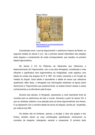 Parte escrita trigonometria