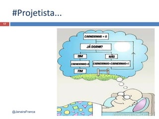 #Projetista...
17
@JanairaFranca
 