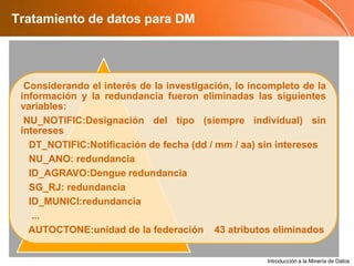 Tratamiento de datos para DMIntroducción a la Minería de Datos