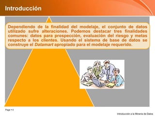 IntroducciónIntroducción a la Minería de Datos