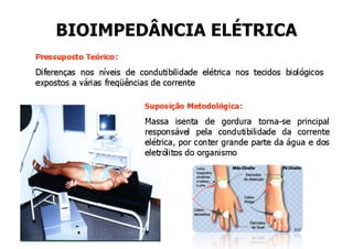 BIOIMPEDÂNCIA ELÉTRICA
 