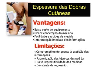 Espessura das Dobras
     Cutâneas
 