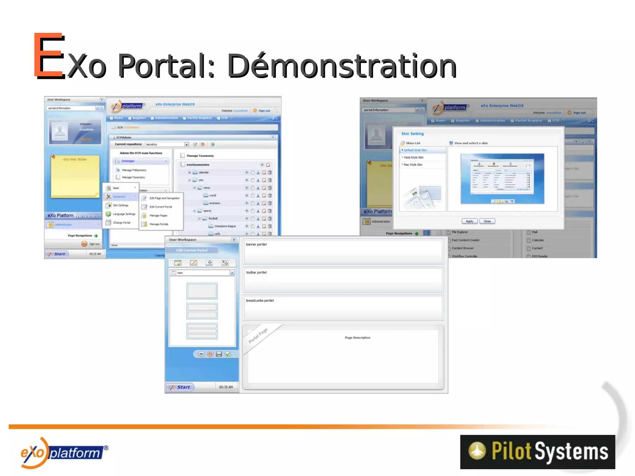 Partenariat Exo Platform/Pilot Systems