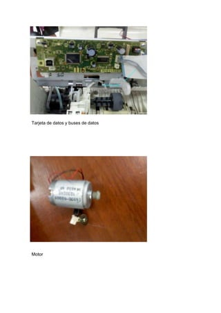 Tarjeta de datos y buses de datos




Motor
 