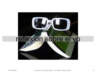 reflexión sobre el yo 