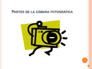 PARTES DE LA CÁMARA FOTOGRÁFICA
 