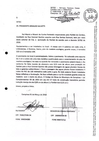 Parklet Cambui- liminar partes