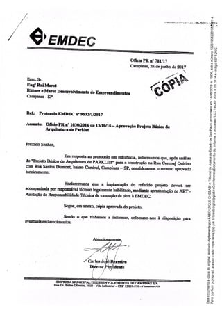 Parklet Cambui- liminar partes