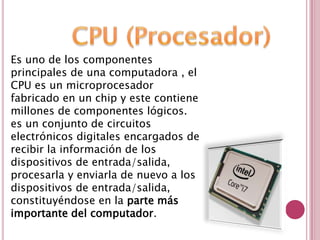 Partes de la CPU | PPTX