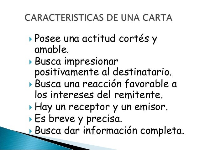 Partes de la carta y sus formatos Partes de la carta y sus formatos