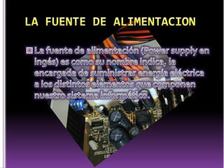 Partes de la computadora