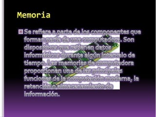 Partes de la computadora