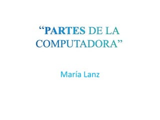María Lanz
 