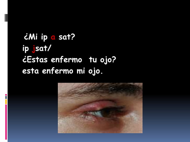 Tsotsil (Partes del cuerpo )