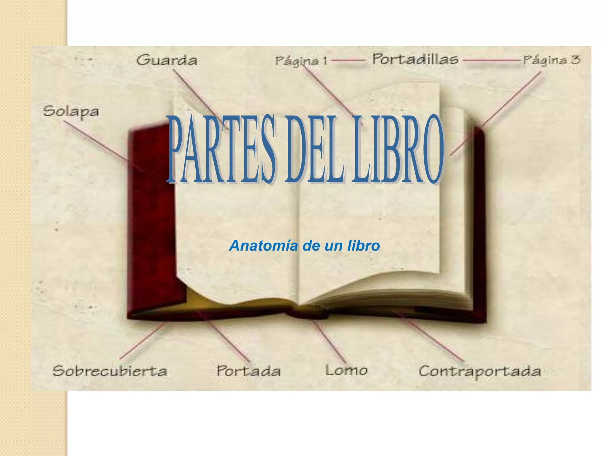 Anatomía de un libro
 