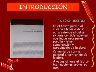 Partes del libro
