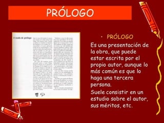 Partes del libro