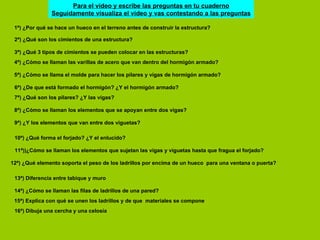 CONSTRUCCIÓN Y PARTES DE UN EDIFICIO