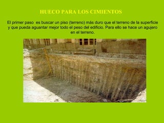 CONSTRUCCIÓN Y PARTES DE UN EDIFICIO