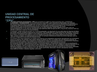 Partes de un computador | PPTX