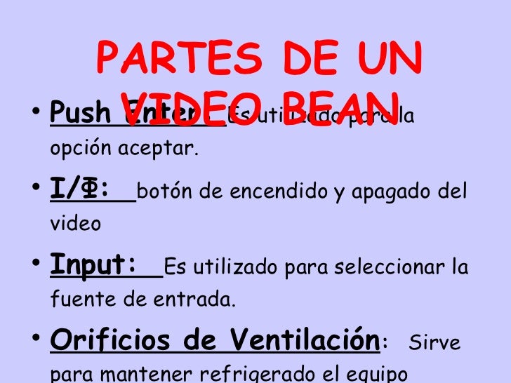 Partes De Un Video Beam