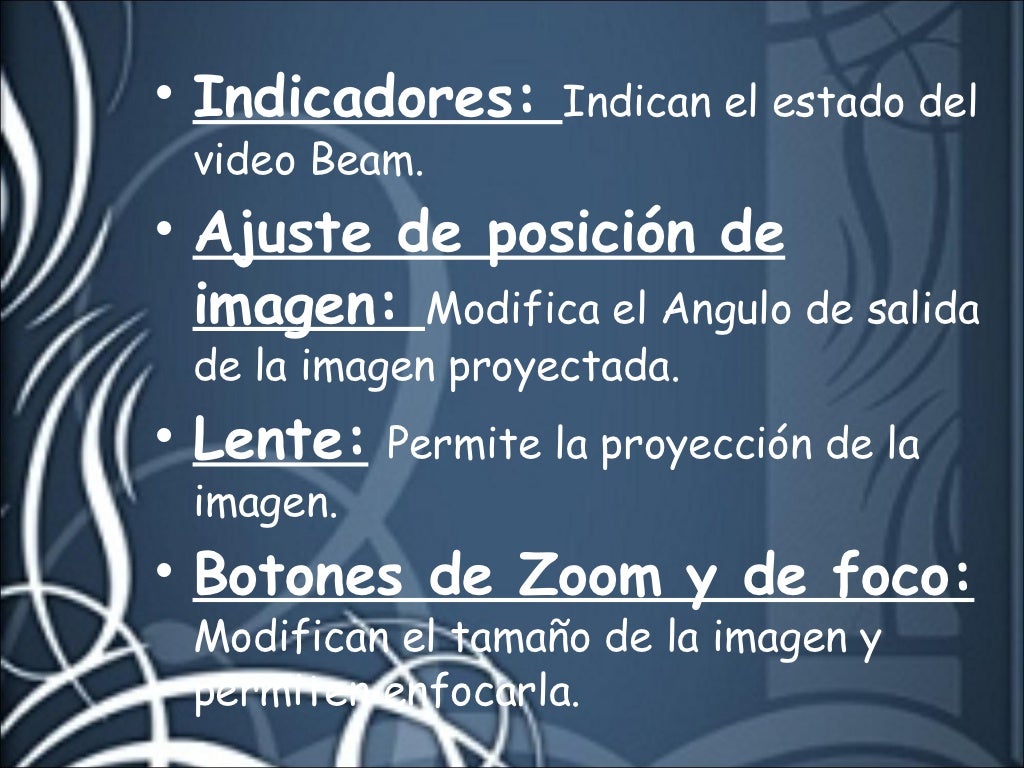 Partes De Un Video Beam