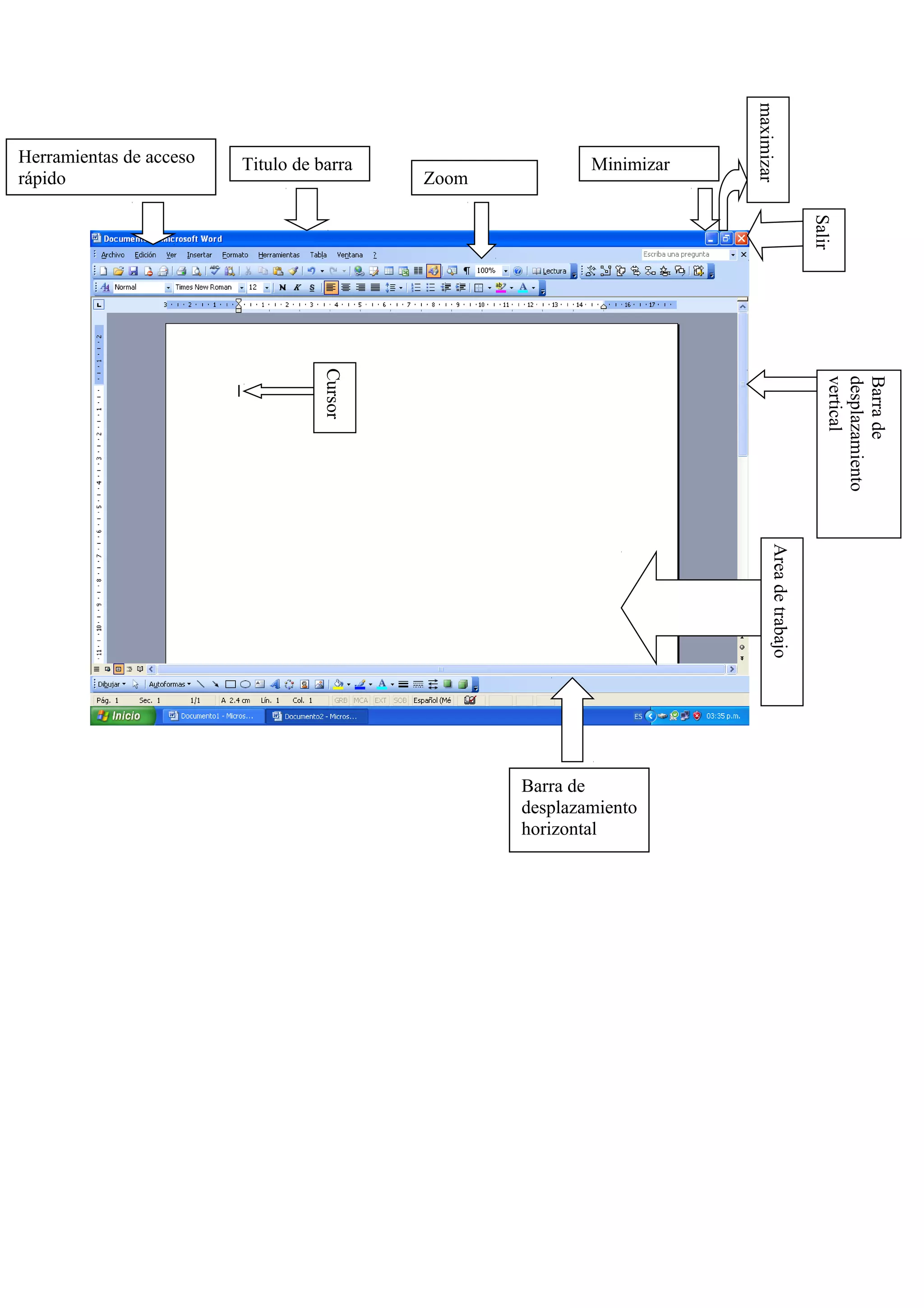 Partes de word | DOC | Computing | Technology & Computing
