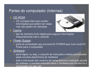Partes do Computador