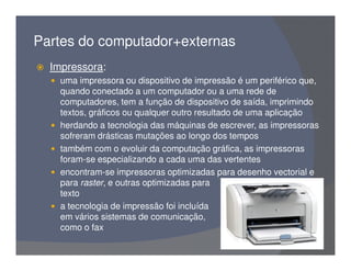Partes do Computador