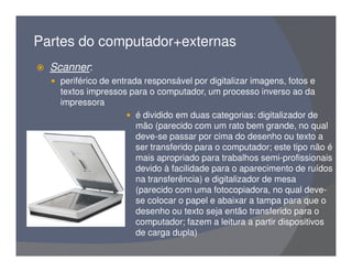 Partes do Computador
