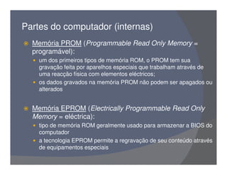 Partes do Computador