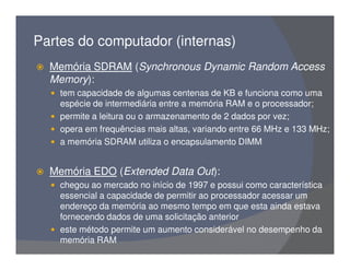 Partes do Computador