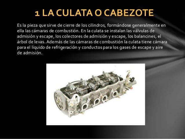 Partes fijas del motor