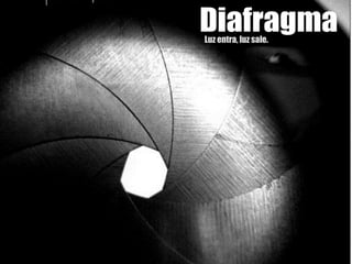 Luz entra, luz sale.
 