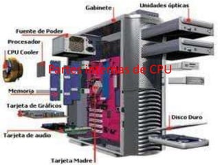 Partes internas de CPU

 