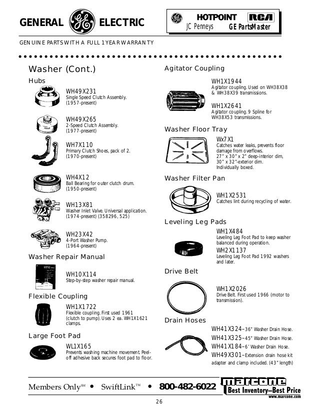 WHITE MOTOR COMPANY 8002451 Replacement Belt