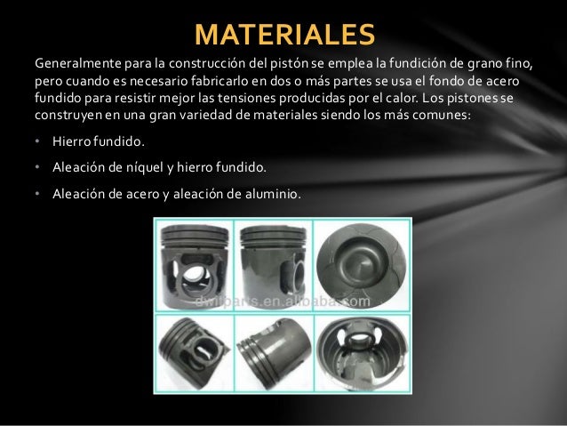 Partes moviles del motor